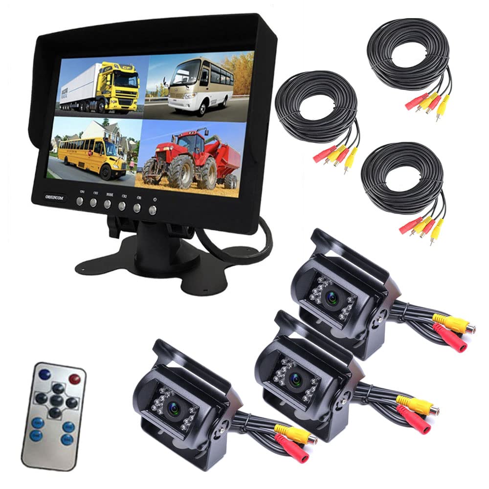 Amazon | 【Lifepower】 バック カメラセット 4分割 表示 7 インチ